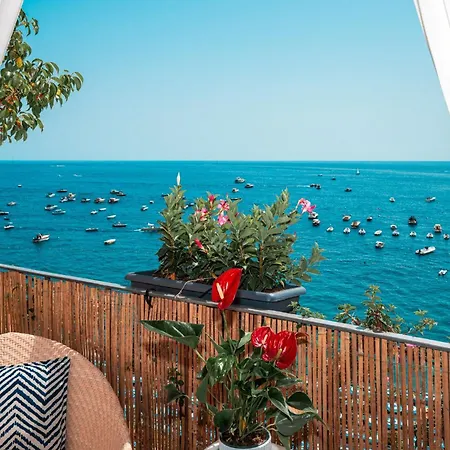 Charming Panoramic Suite In The Center Of Positano فندق مبيت وإفطار بوسيتانو