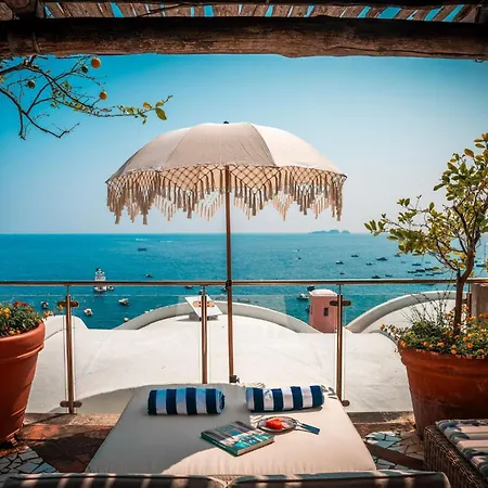 Charming Panoramic Suite In The Center Of Positano فندق مبيت وإفطار