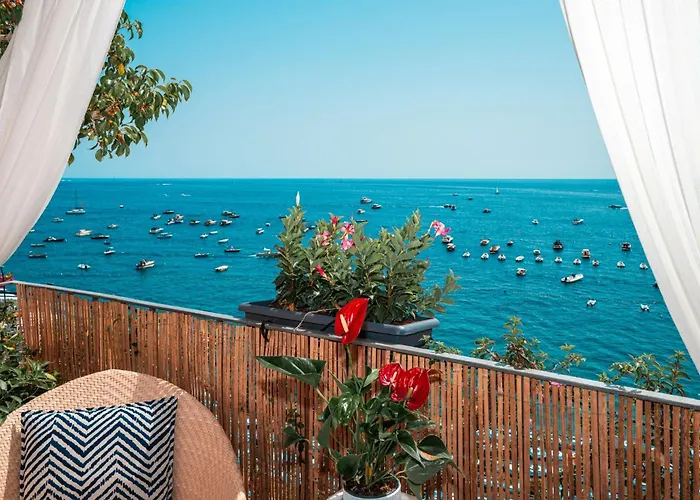 Charming Panoramic Suite In The Center Of Positano فندق مبيت وإفطار بوسيتانو