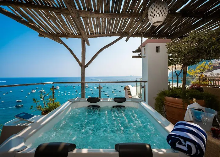 Charming Panoramic Suite In The Center Of Positano فندق مبيت وإفطار بوسيتانو